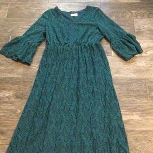Cute turquoise lace dress